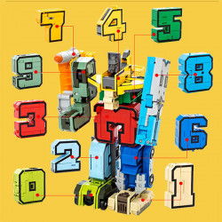 數字變形積木機器人(每款2變/10款可大合1)(授權)