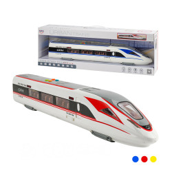 聲光高鐵火車頭模型(加長版)(手推摩輪趨動)(車門可開帶音效)(9903)